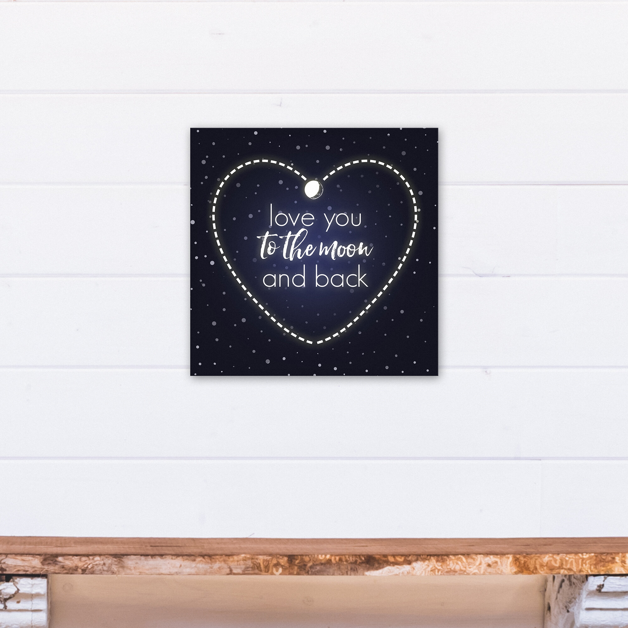 Harriet Bee Renfield To The Moon and Back Canvas Art | Wayfair