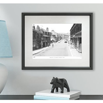 Bacup, St James Street 1961 by Francis Frith - Single Picture Frame Print