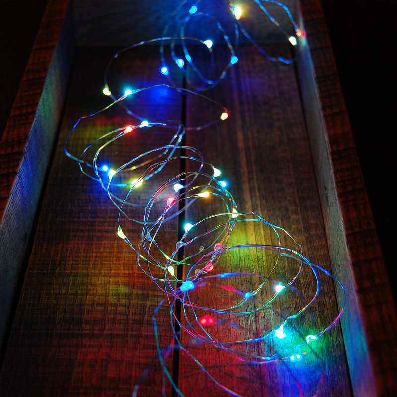 Sanchez Twinkling Multicolor Battery Operated LED Fairy String Lights