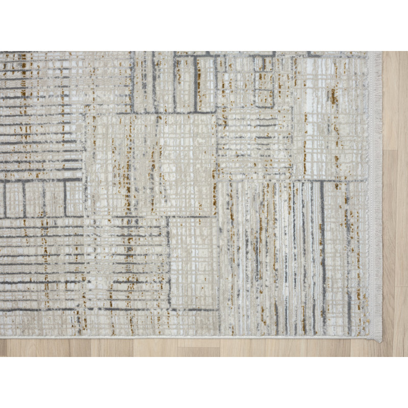 Valentina cream Rug, Rectangle 80 x 150cm