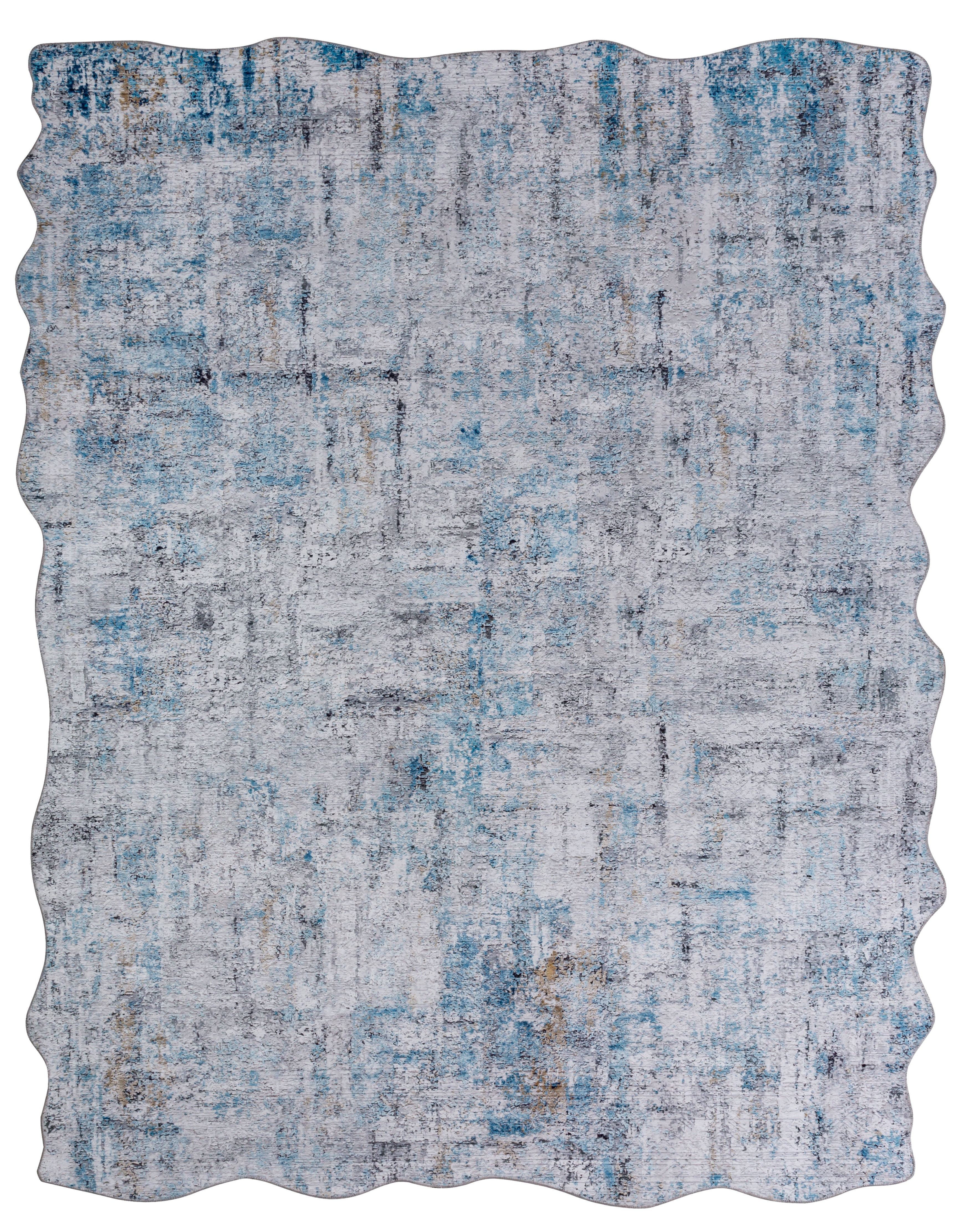 Madison Couture Rugs Abstract Blue Area Rug | Perigold