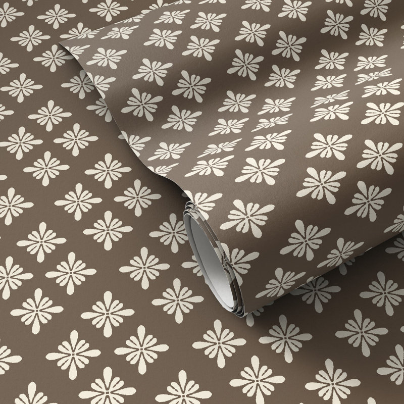 Conspectus Wallpaper, 12"x8", Conspectus Taupe I