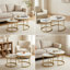 Ensemble de 2 tables de bout gigognes 27,6 po