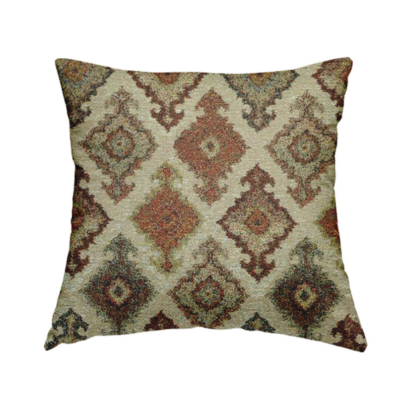 Sandhurst Geometric Square Cushion,  43cm H x 43cm W x 5cm D