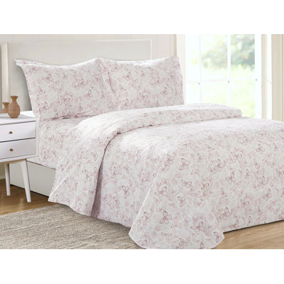 Ensemble de housse de couette pour lit double violet 39 po