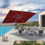 Parasol carré en porte-à-faux décalé 108 po x 132 po PURLE-6594051-247891262