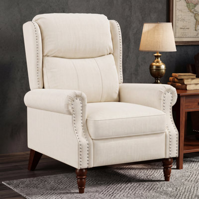Fauteuil inclinable rembourré à dossier manuel de 33,8 po de largeur (ensemble de 2)
