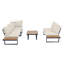 Garden Lounge Set For 4-5 People With 1 Coffee Table Beige-88016972
