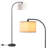 63.4'' Arched Floor Lamp With Remote Control And Bulb Included