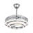 Heighton 36'' Retractable LED Ceiling Fan with Remote and Light Kit DC Motor 6 Speeds-1089600425
