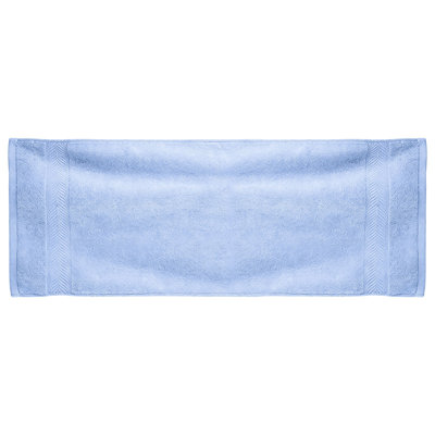 Soft Absorbent Quick Dry Face Towel, Lint Free Hand Towel And Facial Washcloth For Daily Home Use, 13.8x29.9in Blue