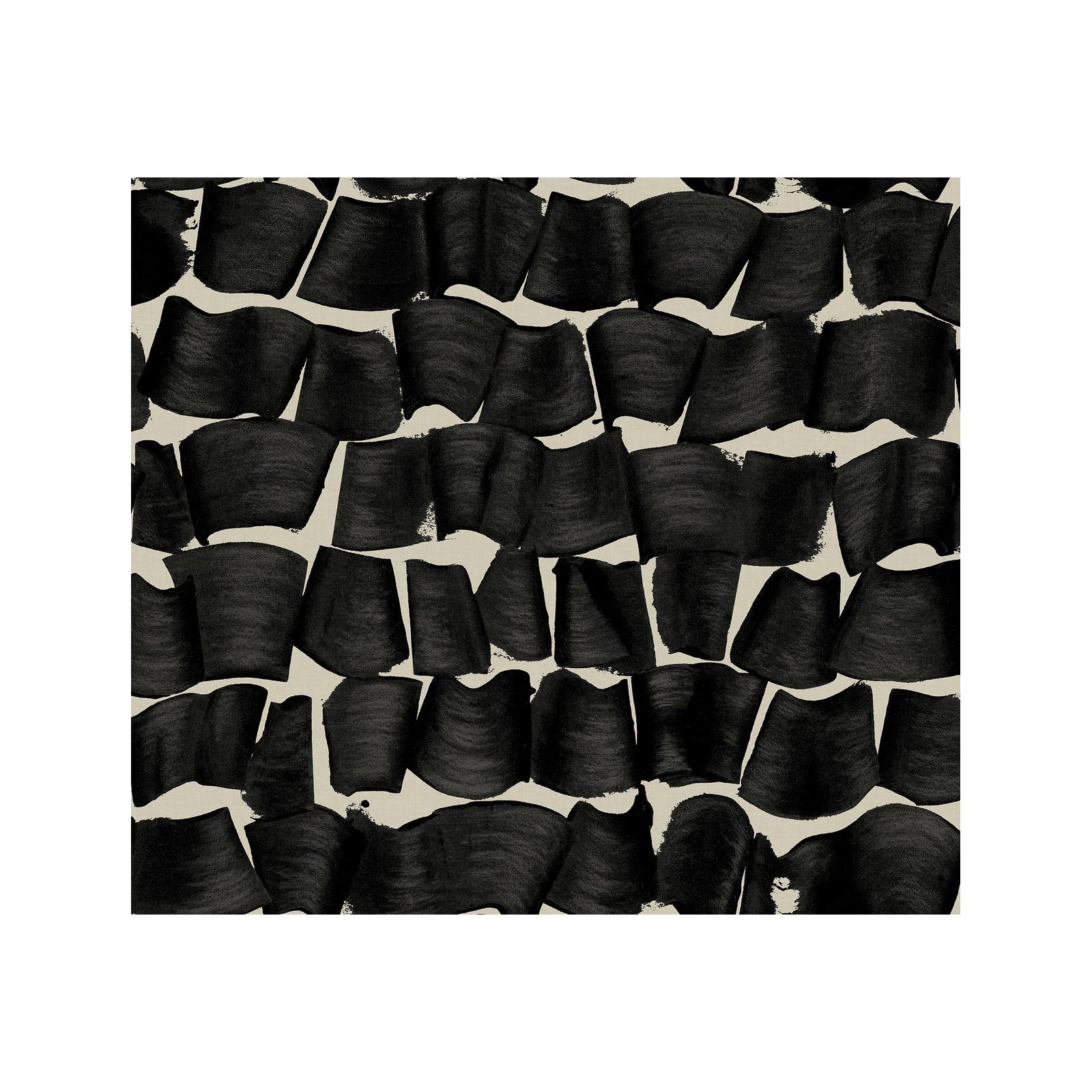 Adamine Modern Wallpaper, Black