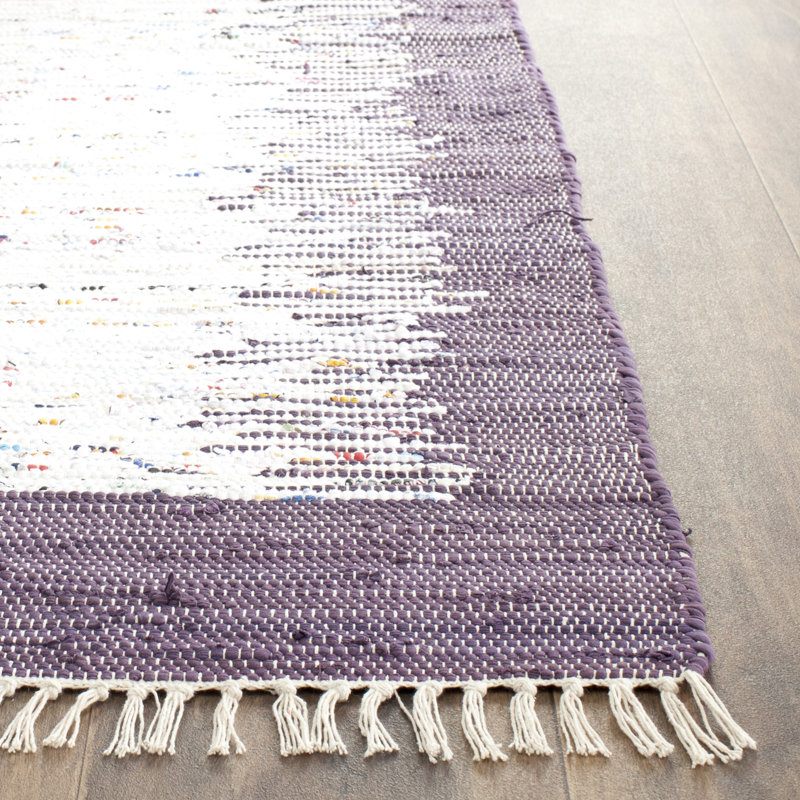 Cotton Hand Woven Area Rug, Rectangle 152 x 244 cm