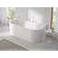 Garniture de robinet de baignoire romaine à poignée simple avec inverseur et douchette Plus-44218827