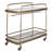 Uttermost Scarritt Antique Brass Bar Cart