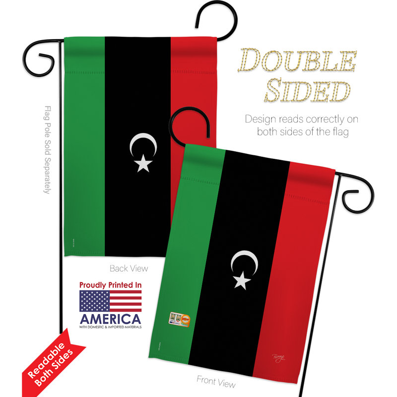 Double Sided 18.5'' H x 13'' W Polyester Garden Flag