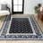 Jaiden French Border Black/Gray Rug-1335663952