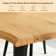 Shivani 5-Piece Modern Dining Set With Rectangular Wood Grain Table And 4 Upholstered Dining Chairs