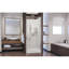 Cabine de douche pivotante carrée 32 "x 76,75" Flex avec base incluse-39629446