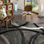 Tapis gris / noir / ivoire Devonshire-767277742