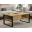 Table basse moderne avec option de fixation murale, chêne saphir, 39,4 po x 23,6 po x 17,3 po | 100% panneau de particules enduit de mélamine, épaisseur: 0,7 pouce | Plusieurs tablettes, design industriel élégant pour le salon et les espaces de bureau-2134385191