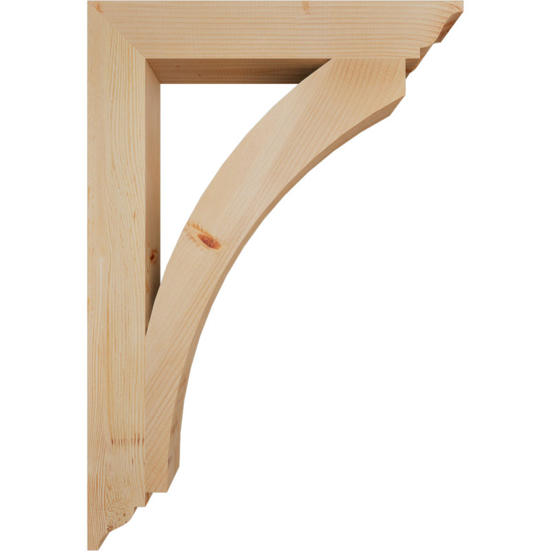 Thorton Traditional Bracket, 38"H x 3.5"W x 26"D, Douglas Fir (Smooth)
