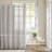 Delicate Sheer Flowing Shower Curtain
