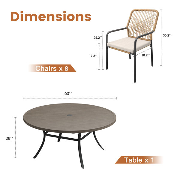 Dimensions du produit