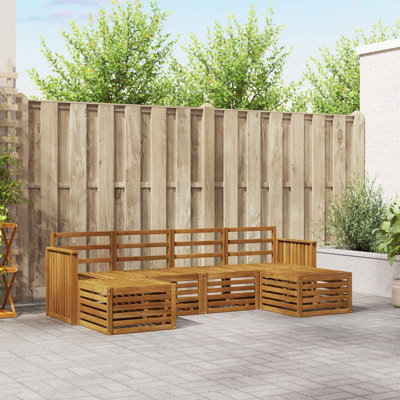 249cm Wide Patio Sectional Set