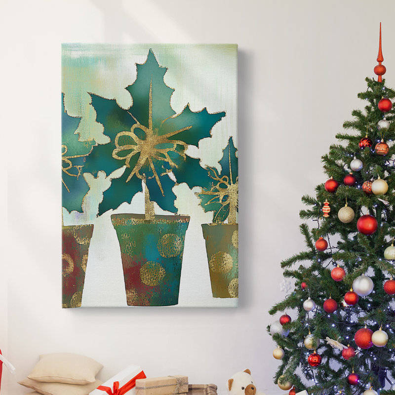 Art des Fêtes de Noël - Toile tendue avec châssis Dccxxxxii, H 18 po x l 12 po
