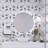 Merola Tile Trident 9" x 10" Porcelain Patterned Wall & Floor Tile