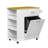 Rolling Kitchen Island with Pull-Out Trash Bin Cabinet,Kitchen Storage Cart On Wheels with 3 Tier Spice Rack,1 Drawer Bamboo Countertop,for Small Space-1155460847