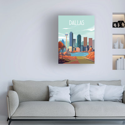 Art mural sur toile «Bachelor Omar Escalante City Sights Dallas»