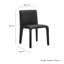 Chaise rembourrée en cuir Rhodes-109758099