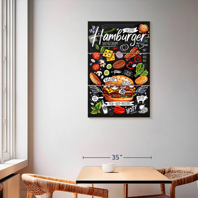 Yarlin Special Hamburger, 57" H x 36" W