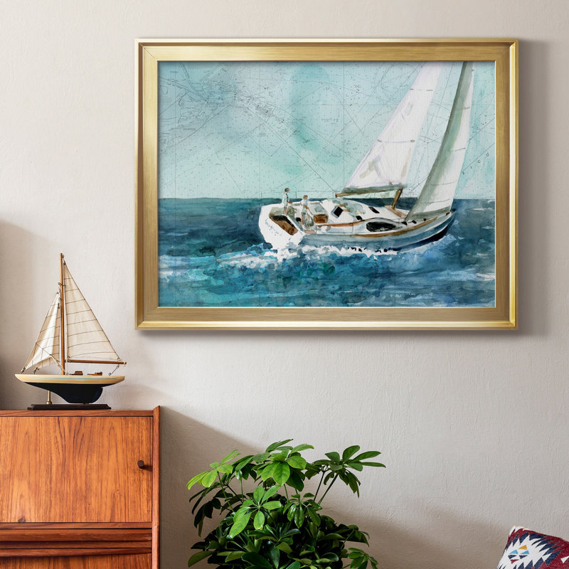 «Antique World Map Grid IV», peinture sur toile encadrée, H 30,5 po x l 42,5 po x P 1,5 po, Or