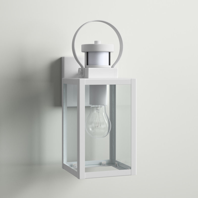 Jazline Steel Wall Light, Textured White