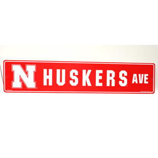 Plaque de rue Huskers Avenue