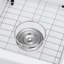 Évier de cuisine à quartz - Amortissement acoustique de 18 po x 16 po et fabrication avec crépine et grille pour l'hygiène L 18 po x l 16 po Bar rouille avancée technologie moderne