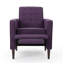 Fauteuil inclinable Mid-Century moderne en tissu mauve