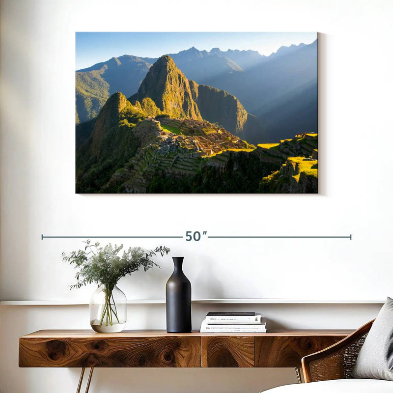 Lilie Morning At Machu Picchu, 26" H x 39" W