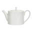 Alligator White China Teapot