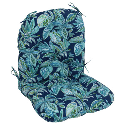 48-Inch By 24-Inch Outdoor Rounded Seat/Back Rocker Cushion