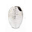 Vase de table d’intérieur/extérieur Aluminium argent 8,2 po Perrie