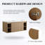 Meuble-lavabo flottant 48 po Dualspace