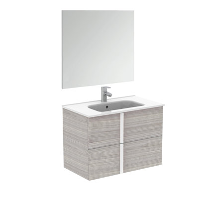 Miguel 32'' Single Bathroom Vanity with Ceramic Top