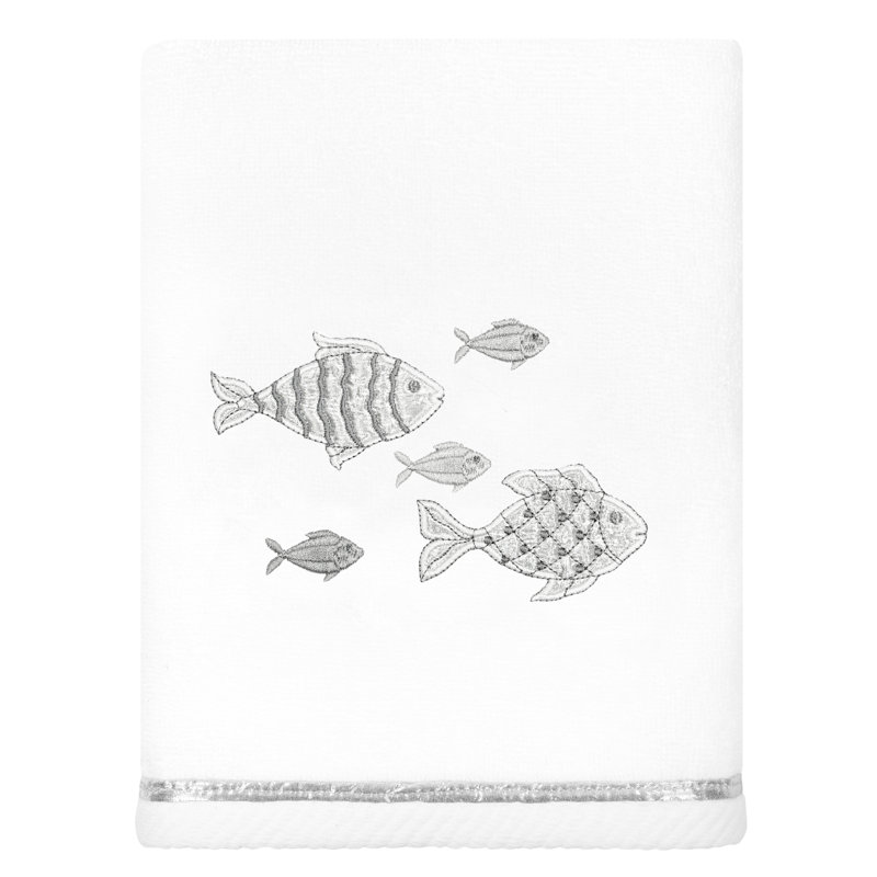 Ensemble de serviettes en coton turc 3 pièces figure 3, Blanc