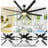 72 In. Ceiling Fan With 3-colours Led Light, Dimmer, Reversible Dc Motor And Remote Control-1546517773-1546517774