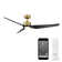 60" Stella 3 - Blade Outdoor/Indoor Smart Ceiling Fan with Remote Control Included, Works With Google Assistant, Amazon Alexa, Samsung Smart Things