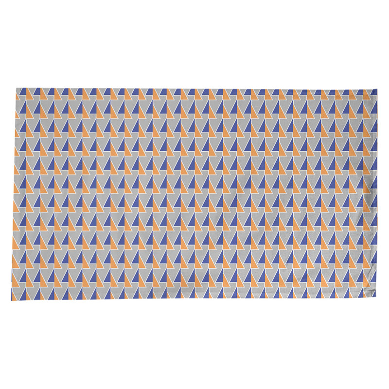 Shifted Arrows Tablecloth, Blue/Orange